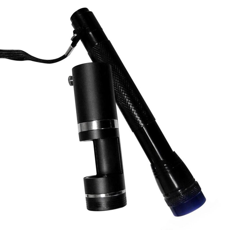 Foreign trade Darkfield dark field lighting 10 times jewelry magnifying glass with flashlight