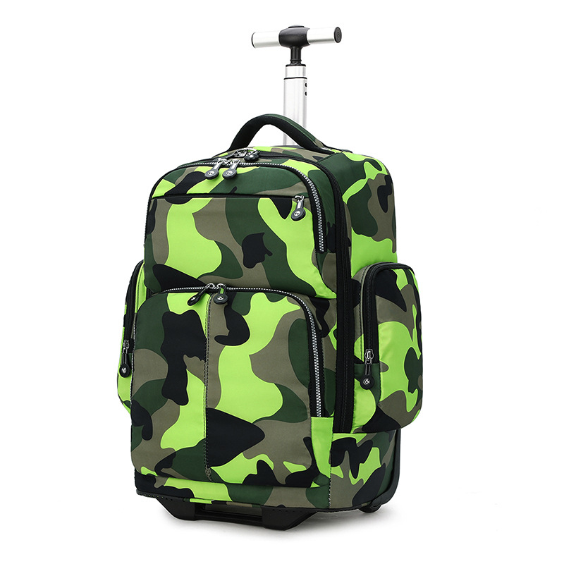 Mochila de una sola pieza de la carretilla de la entrega para los estudiantes de la escuela primaria y secundaria que suben las escaleras Muchachas de los muchachos de la capacidad grande 8-16 años los estudiantes de la escuela secundaria