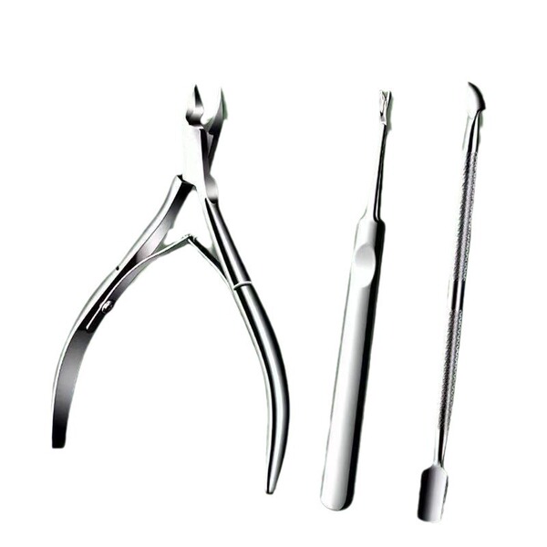 Exfoliating manicure tools set stainless steel for manicure…