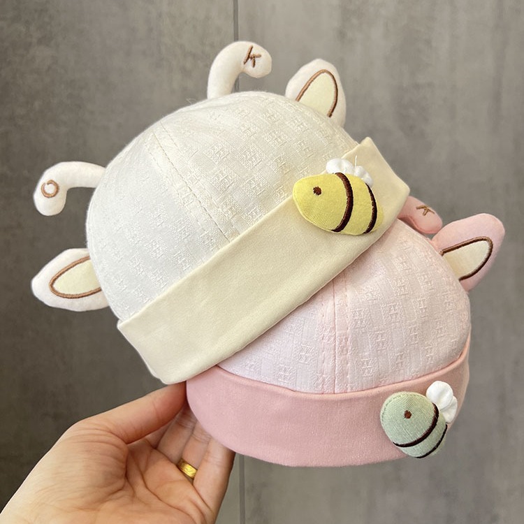 Bebé sombrero primavera y otoño Super lindo piel sombrero bebé sombrero para niños y niñas verano tapa delgada