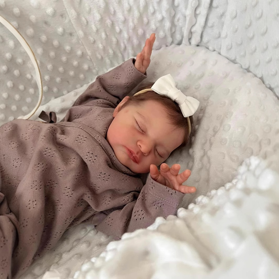 Muñeca Reborn Artesanal de 20 Pulgadas de Vinilo
