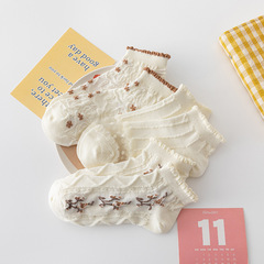 Socks Girl Short Socks Summer Thin Mesh Breathable New Arrival Boat Socks Instagram Trendy Fashion Casual Women's Socks Factory Wholesale