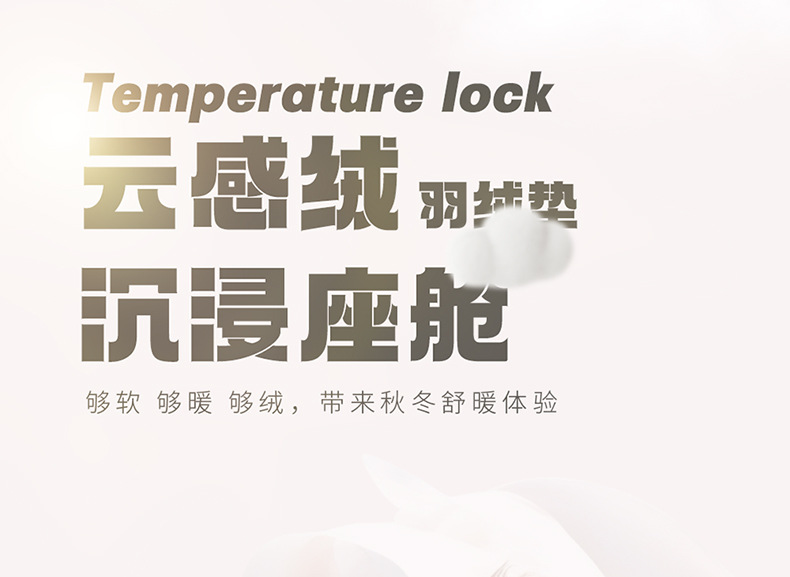 Winter General Motors Short Plush Thickened down Rear Seat Cover Cushion Seat Cover Seat Cushion Warm Cushion Non-Shedding