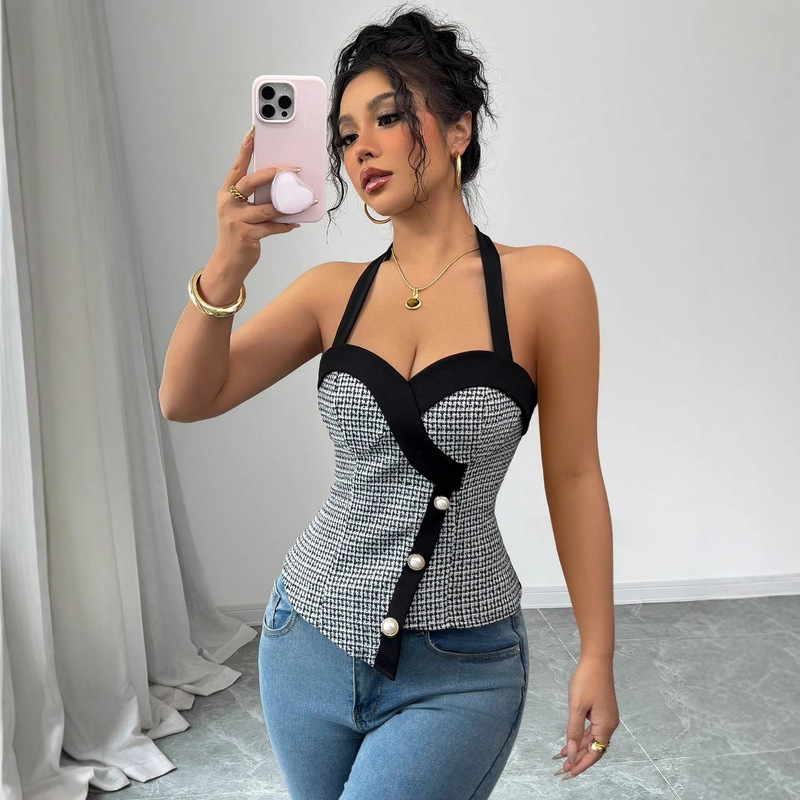 Cross-Border Popular Factory Direct Sales T-Shirt Export European and American Amazon Stereo Flower Sleeveless Vest Women's Knitwear Cross-Border Popular Factory Direct Sales T-Shirt Export European and American Amazon Stereo Flower Sleeveless Vest Women's Knitwear