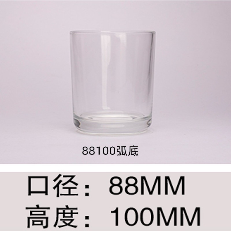 卸売りガラスろうそくカップ香薫燭台カップ寝室diy自作香薫ガラス空カップ蓋付き雰囲気カップ|undefined