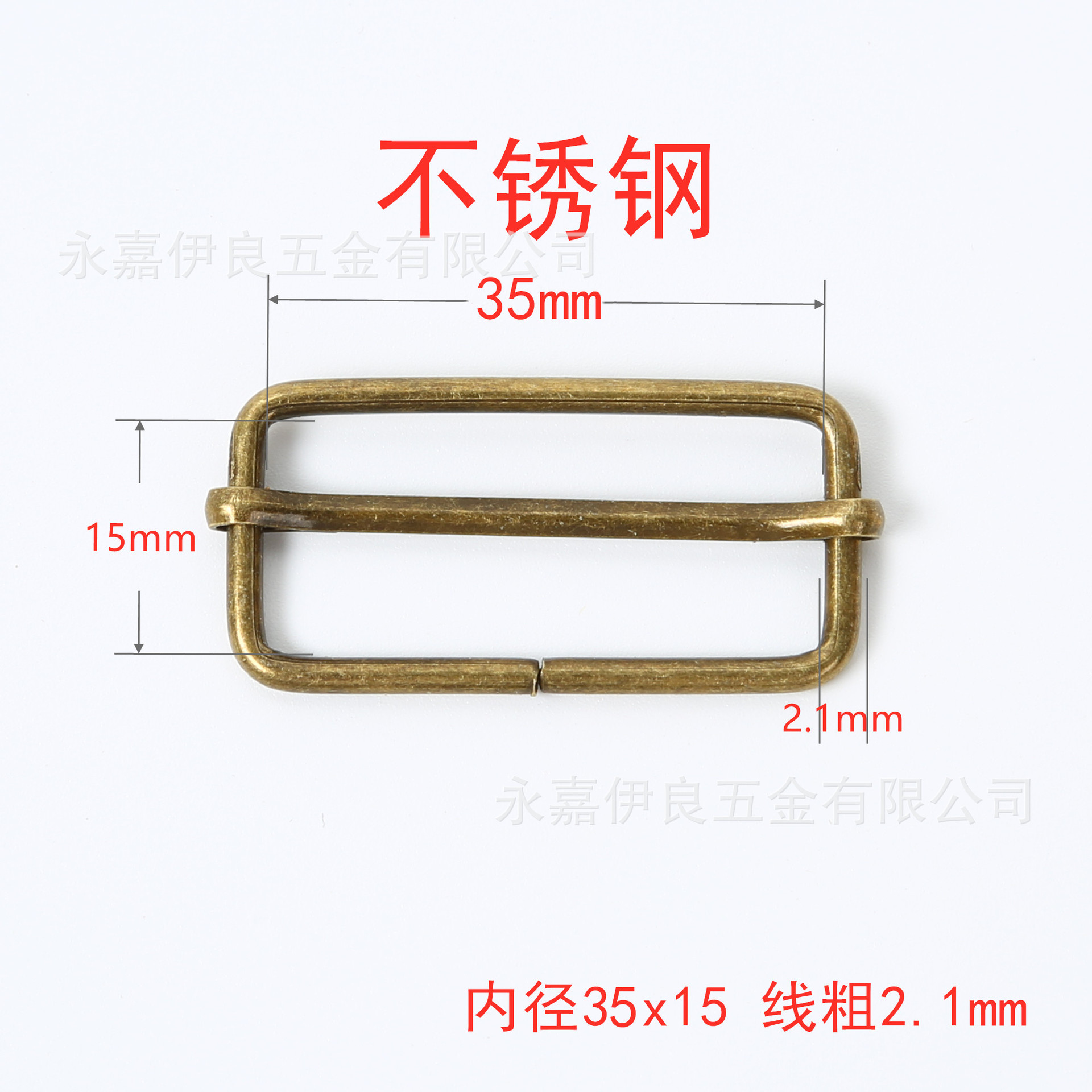 Venta directa de fábrica de hebillas metálicas en forma de D en stock, hebillas ajustables de acero inoxidable, nuevas hebillas de tracción, hebillas de tres niveles de cobre, hebillas de alambre de hierro. image 141