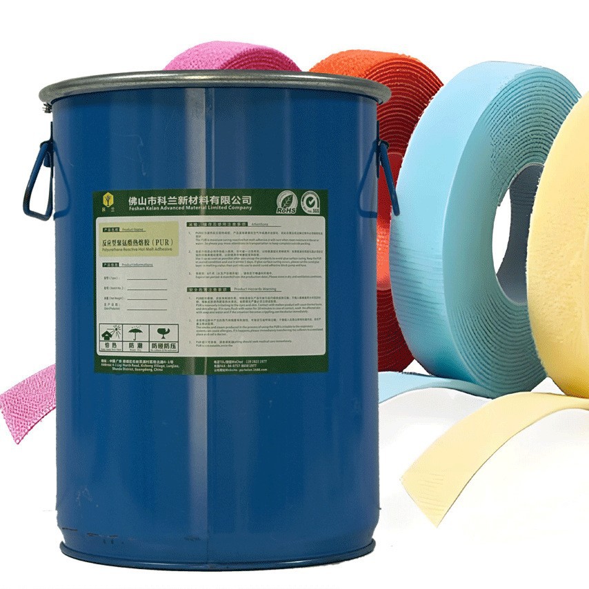 PUR魔术贴胶背靠背射塑钩贴膜耐水耐高低温高粘力