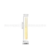 Hammered two-tine fork (mirror gold)