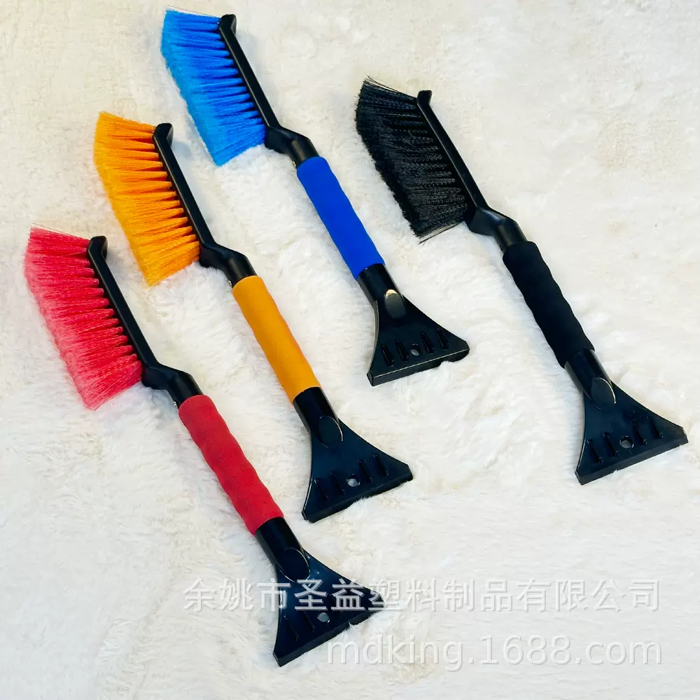 厂家直供 汽车雪刷 塑料冰铲冰刮 雪刮 塑料冰刮 塑料刮冰铲雪铲
