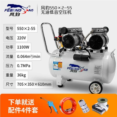 Small Household Air Pump — Hava kompressorları - oil-free-957-55l-1100w