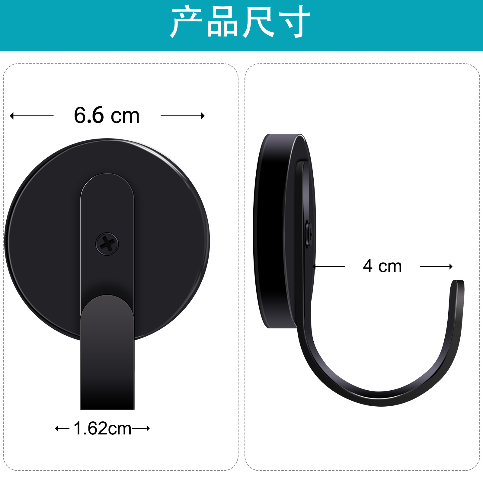 Gancho de hierro magnético fuerte Garland imán gancho magnético cocina y baño refrigerador gancho magnético