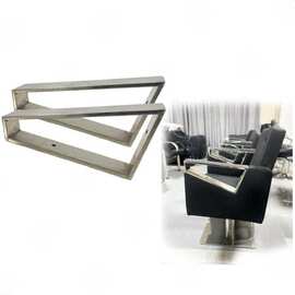 厂家直销批发理发椅美容椅配件不锈钢扶手