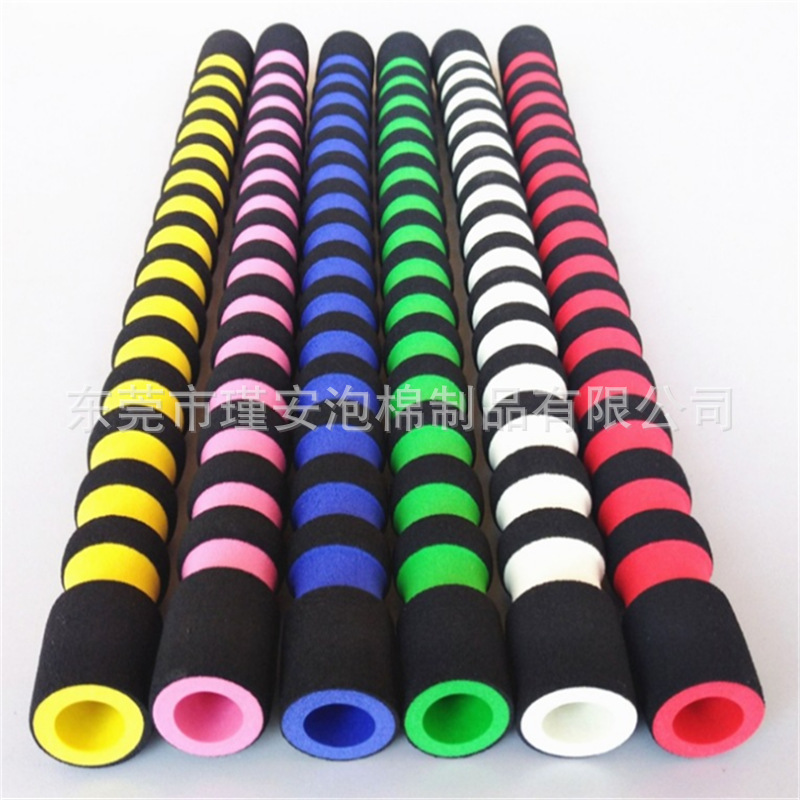 nbr发泡管橡塑泡海绵套管运动器材手柄套健身车跑步车把套 可镭雕