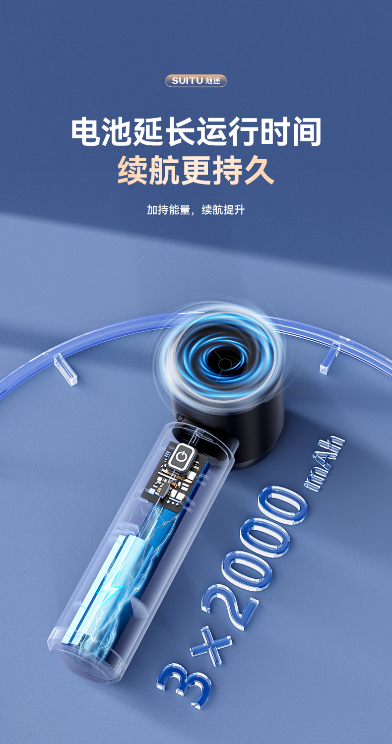 Car Vacuum Cleaner Wireless Charging Car Home Large Suction Small Handheld Mini Car Vacuum Cleaner Cross-Border