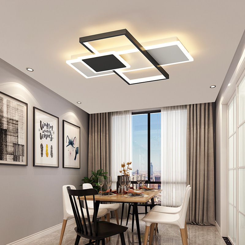 现代简约客厅灯大气家用led吸顶灯智能语音控制餐厅卧室灯具灯饰-阿里巴巴