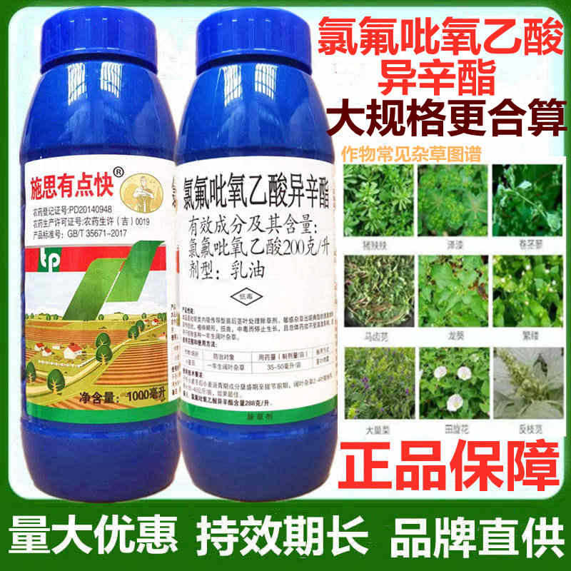使它隆成份200克/升氯氟吡氧乙酸 猪殃殃水花生莲子草农药除草剂