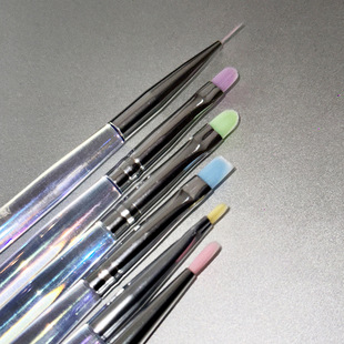 Rainbow Bristles Nail Pen suit Brush Brush Brush Light Therapy Pen Universal Pen Nail Brush Combination Nail Tools