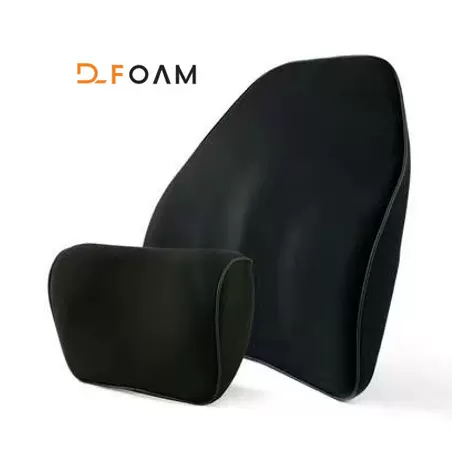 厂家生产汽车头枕腰靠 慢回弹车用饰品腰靠 头枕靠垫棉芯