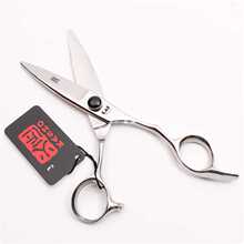 6E3X火匠日式柳叶剪胖胖剪滑剪弧形修饰理发剪刀大滑刀平剪6寸美