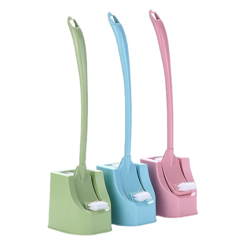 Двусторонний ершик для унитаза в японском стиле с длинной ручкой и двусторонним базовым костюмом для уборки без мертвых углов