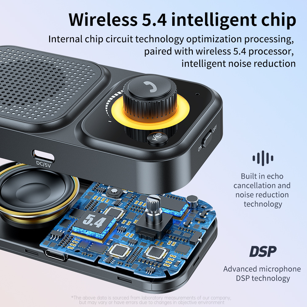 Factory New Car Bluetooth Hands-Free Comes with Speaker Sun Visor Hands-Free Phone Driving High-Definition Voice Call