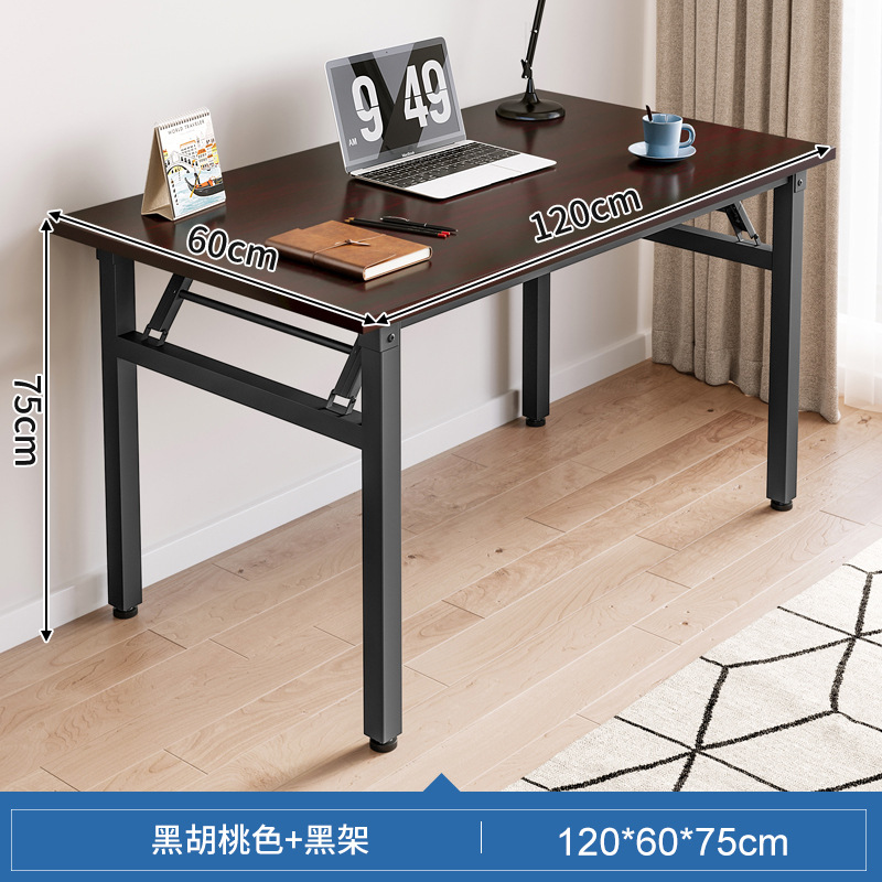 Mesa plegable, mesa para manicura, mesa de comedor sencilla, escritorio para computadora en casa, mesa larga, escritorio de entrenamiento, escritorio para casa de alquiler.