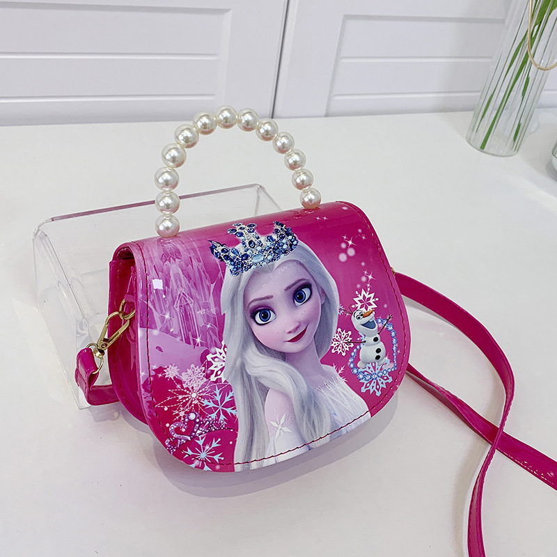2024 nuevo bolso de hombro de hielo y nieve para niños de moda princesita salvaje fuera de la tendencia Aisha bolso de mensajero portátil lote
