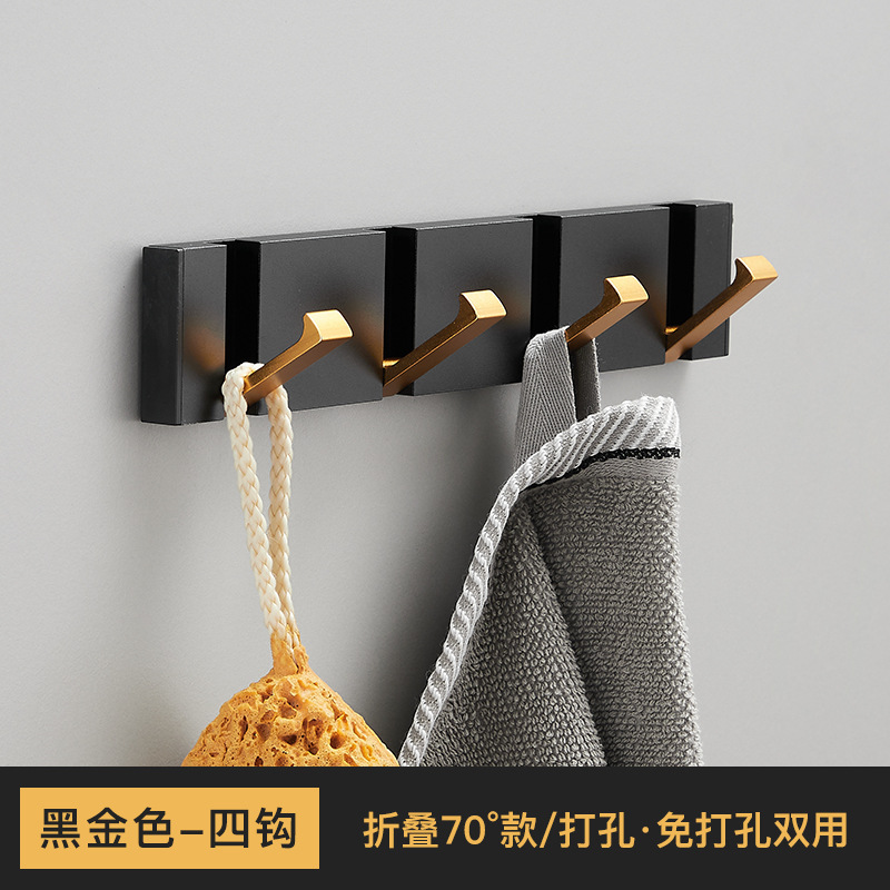 Gancho invisible creativo luz del hogar gancho de lujo perforador-puerta libre gancho oculto puerta de entrada gancho plegable