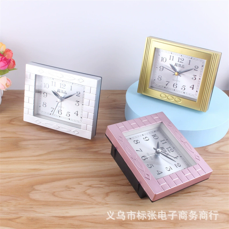 Модные креативные домашние настольные часы Студенческая Спальня прикроватный будильник настольные часы оптом