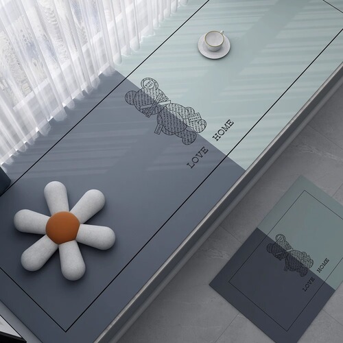 Factory direct sales modern simple bay window mat bedroom balcony mat ins window sill mat four seasons style free cutting