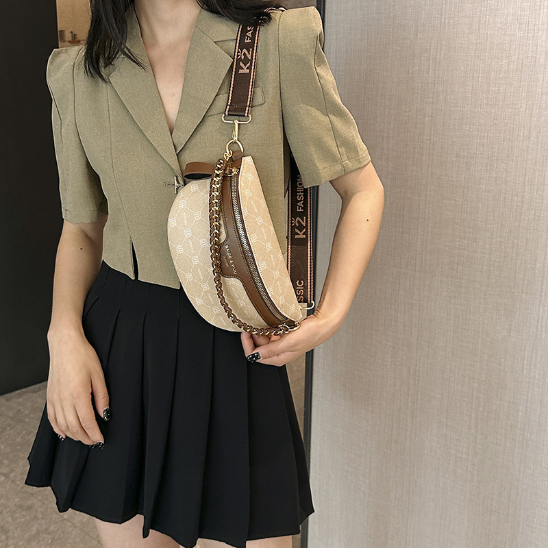 Borse da donna alla moda transfrontaliera 2025 Nuovo modello Tracolla con ampia tracolla, Borsa a tracolla, Esclusiva grande capacità_voghion.com
