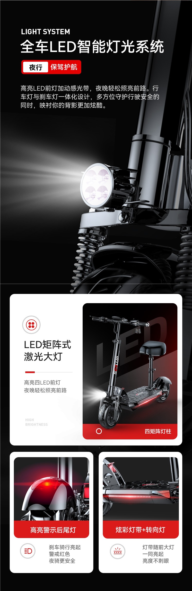 Xilop Electric Scooter Ride-On Folding Electric Vehicle Two-Wheel Mobility Scooter Small Car Mini Electric Bike