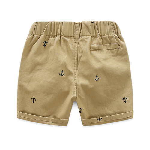 Children's shorts 2020 summer new Korean style children's clothing for men and women baby small sea anchor five-point pants casual pants trend