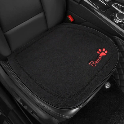 Universal seat cover, single-piece rear lambswool cute