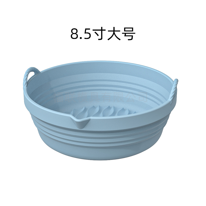 Bandeja de silicona para barbacoa Zibo, tapete para freidora de aire y parrilla, bandeja especial para drenar aceite, tapete plegable y resistente a altas temperaturas.