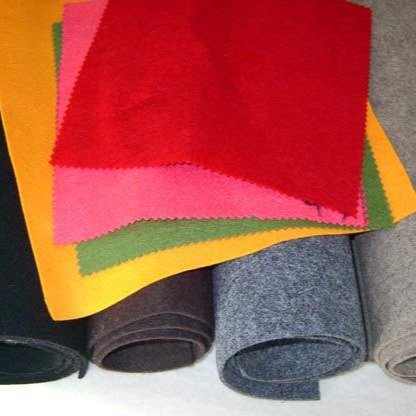彩色工业化纤毛毡布 针刺涤纶化纤毛毡 混纺工业羊毛毡Y