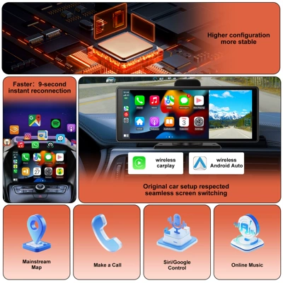 Box, Popular on Temu, Simsiz CarPlay və Android Auto
