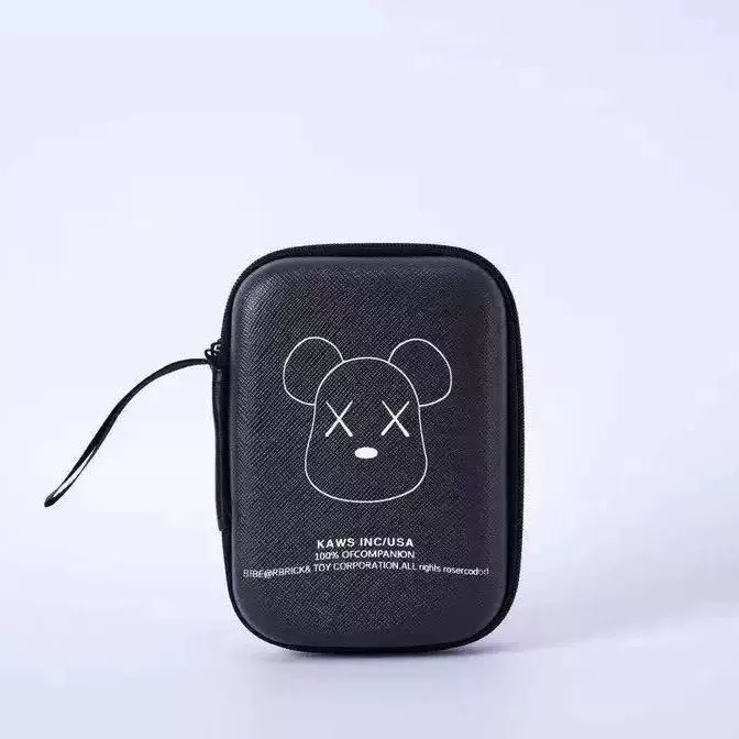 Organizer Storage Bag, Cute Printed Zipper Case, Portable 14×10×3 cm, Phone & Accessories