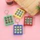 New XO Tac Tac Chess Primary School Keychain Plastic Chess Puzzle Decompression Toy Mini School Bag Hanging Ornaments Wholesale