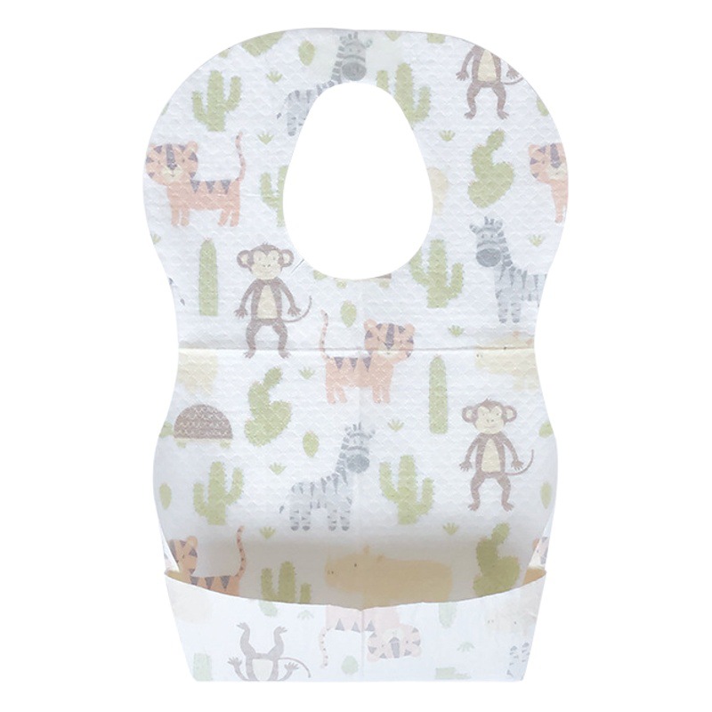 Muchun Desechable babero bebé independiente desgaste desechable babero bebé babero no tejido en stock al por mayor