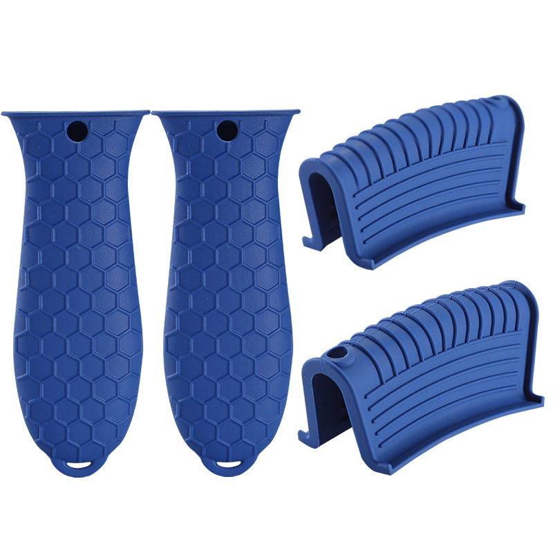Silicone handle, non-slip set, 4 piece set