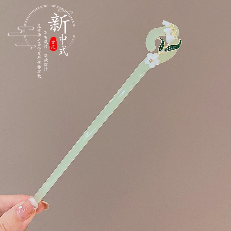 Estilo antiguo borla Flor horquilla de las mujeres nuevo estilo chino de alta calidad accesorios para el cabello Hanfu tocado horquilla paso sacudida updo horquilla para el cabello