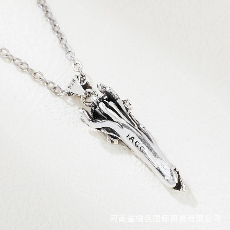 Prison Gate Necklace Back View