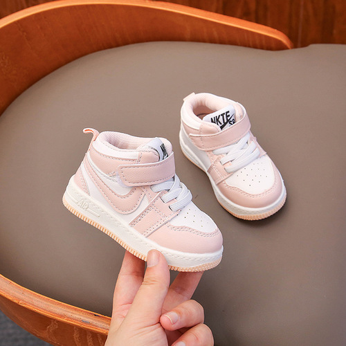 Children's sports shoes for boys and girls  spring and autumn new Korean style boys' baby shoes single shoes toddler shoes