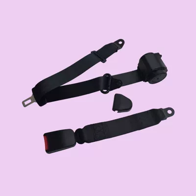 Car seat belt, seat three-point automatic retractable seat - r200-45cm-half-pack-webbing