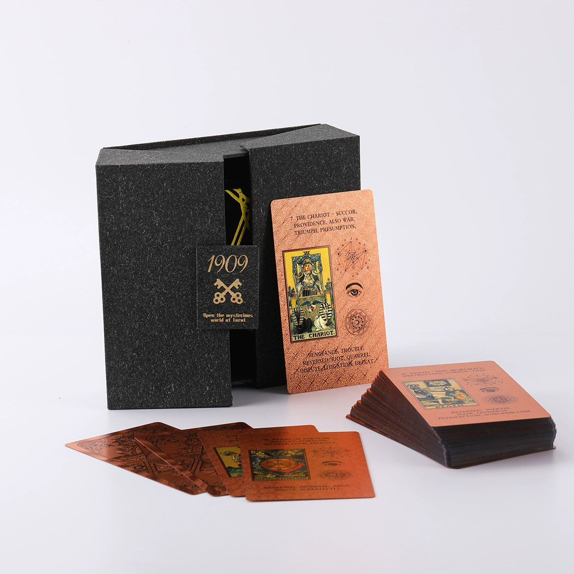 Классический золотой трафарет карта таро английское таро Cross CAROT CARDS Бог карта