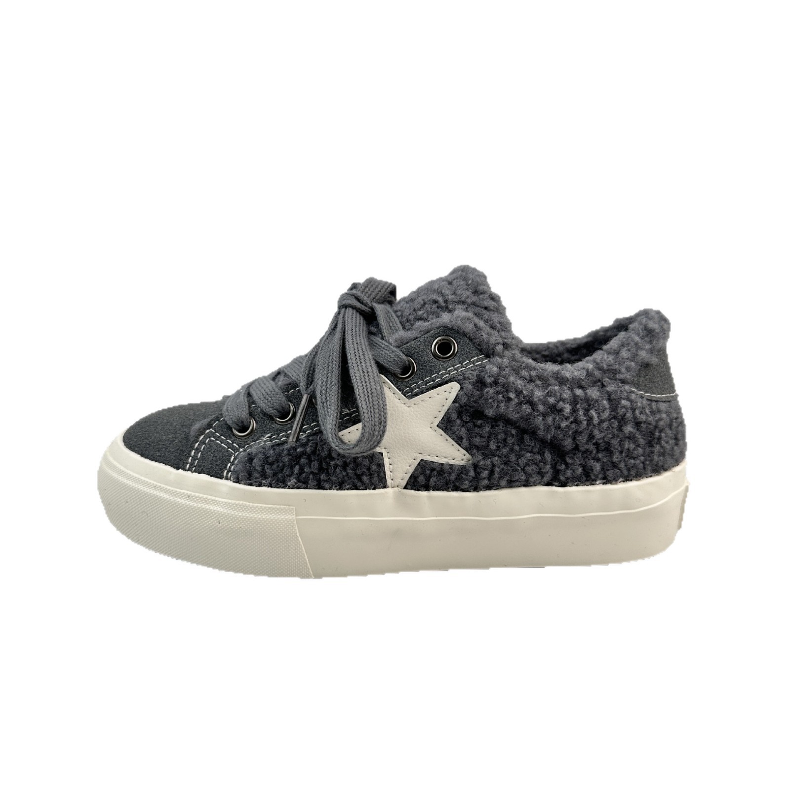 Yuanbo estudiantes lindos zapatos de lona calientes de ternero para mujeres 2025 invierno nuevo estilo coreano de zapatos de skate de ternero