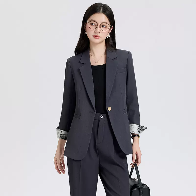 高级感西装套装女春秋2025新款高端气质职业装大学公考面试工作服