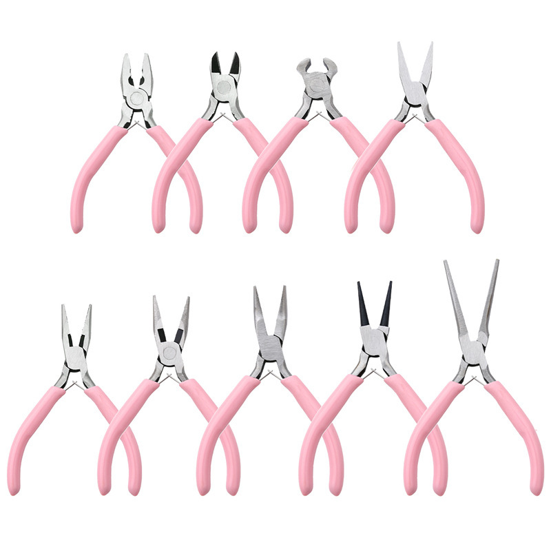 Small Mini Jewelry Handmade Special Jewelry Pliers Set Pointed Nose Round Nose Pliers DIY Wire Winding Beading Tool