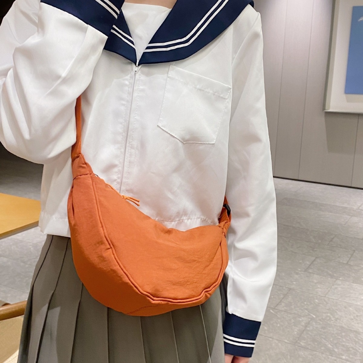 Youjia vestidor de la misma bolsa de mujer bolsas de bolsas de nylon bolsas de bolsas de hombro de estudiantes fuente de fábrica